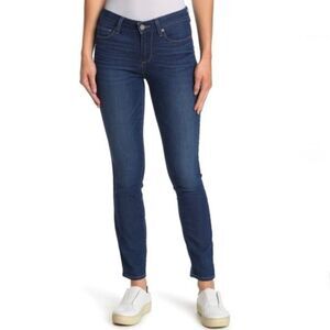 PAIGE skyline ankle peg darkwash jeans